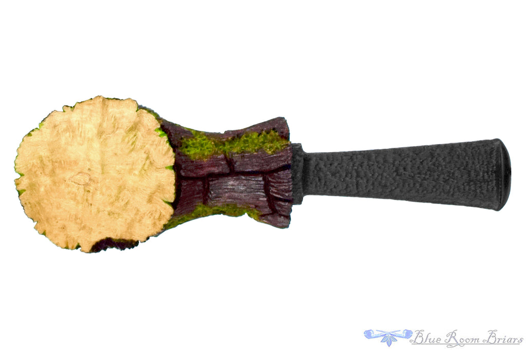 Blue Room Briars is proud to present this Brian Orton Pipe Carved Cherrywood Sitter