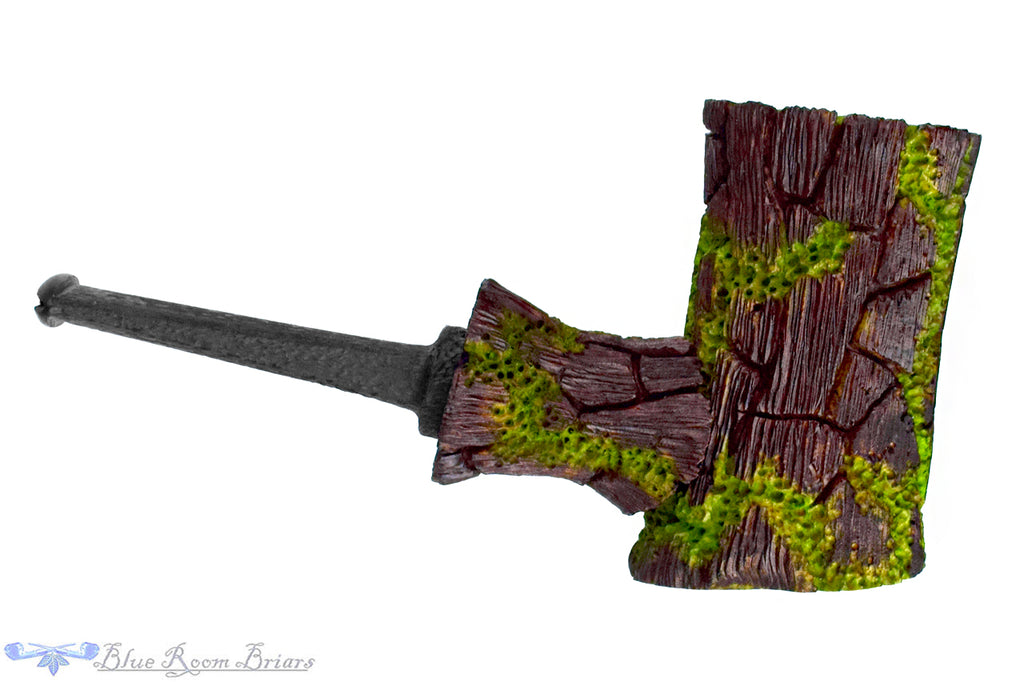 Blue Room Briars is proud to present this Brian Orton Pipe Carved Cherrywood Sitter