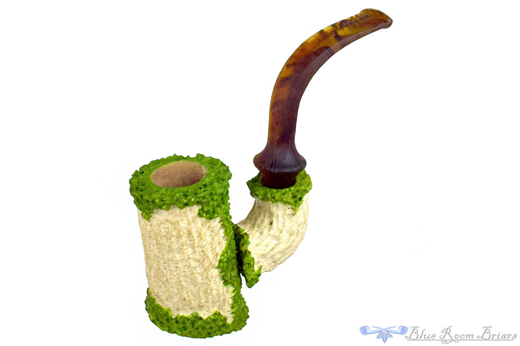 Brian Orton Pipe Bent Carved Driftwood Cherrywood Sitter