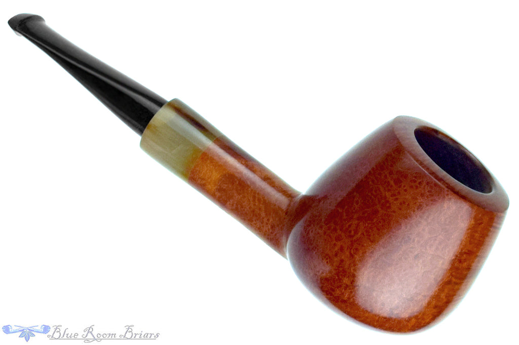 Blue Room Briars is proud to present this Erik Nielsen Pipe Grade A Apple with Buffalo Horn
