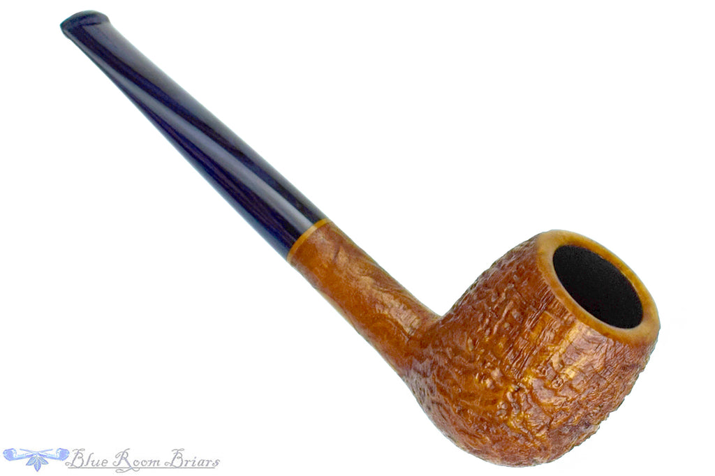 Blue Room Briars is proud to present this Reid Robertson Pipe 074 Sandblast Apple with Brindle
