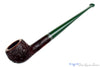 Blue Room Briars is proud to present this Reid Robertson Pipe 065 Sandblast Straight Prince with Fordite