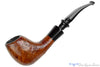 Blue Room Briars is proud to present this Brebbia Special Bent Partial Sandblast Egg with Acrylic Ferrule Estate Pipe