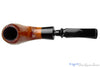 Blue Room Briars is proud to present this Brebbia Special Bent Partial Sandblast Egg with Acrylic Ferrule Estate Pipe