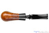 Blue Room Briars is proud to present this Brebbia Special Bent Partial Sandblast Egg with Acrylic Ferrule Estate Pipe