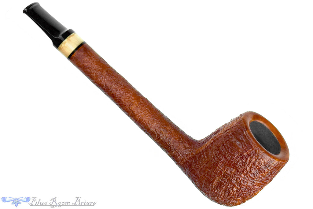 Blue Room Briars is proud to present this Yosef Zehnder Pipe Sandblast Lumberman with Mammoth Tusk