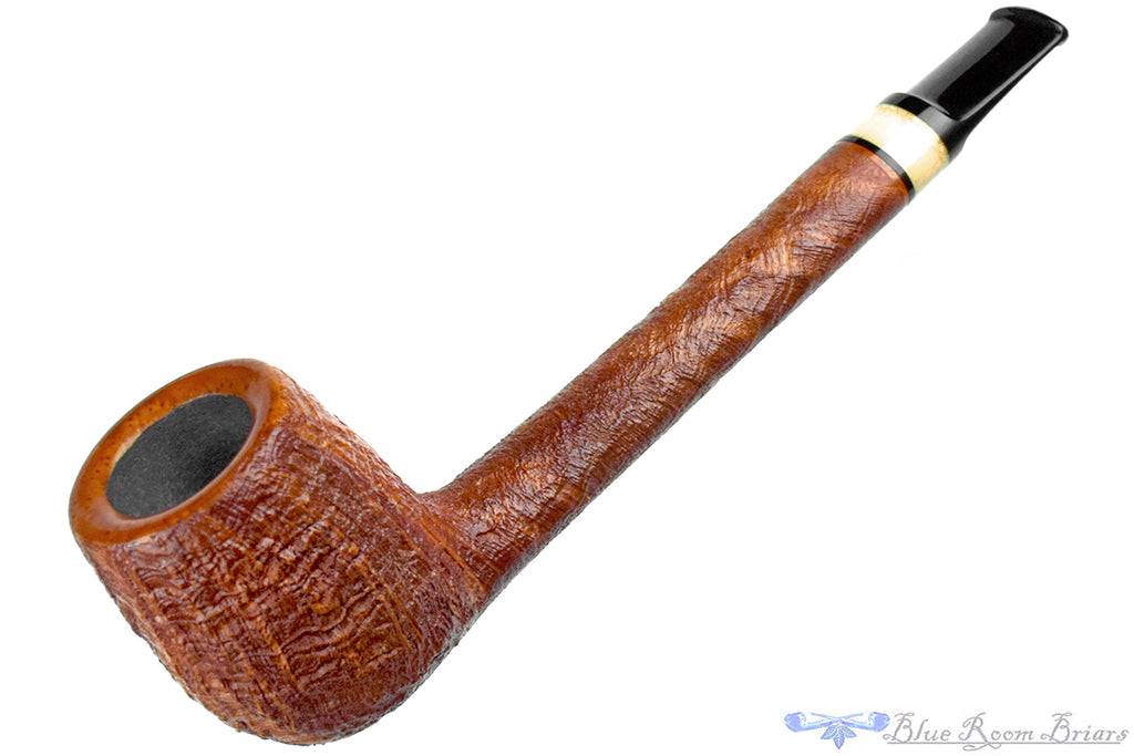 Blue Room Briars is proud to present this Yosef Zehnder Pipe Sandblast Lumberman with Mammoth Tusk