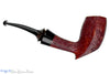 Blue Room Briars is proud to present this Doug Finlay Pipe 2533 Bent Sandblast Elephant's Foot Sitter with Black Palm