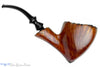Blue Room Briars is proud to present this Harcourt Hand Carved Bent Freehand with Plateaux Estate Pipe
