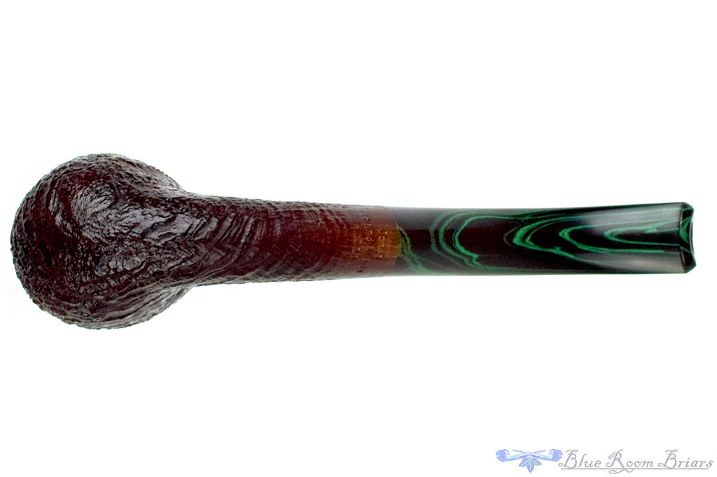 Jesse Jones Pipe 8526 Bent Sandblast Billiard with Plateau and Brindle