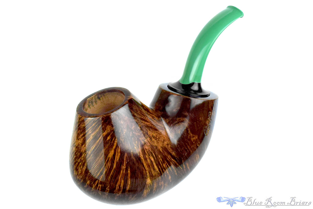 Chris Morgan Signature Pipe Fatman Bent Reverse Calabash with Split Stem