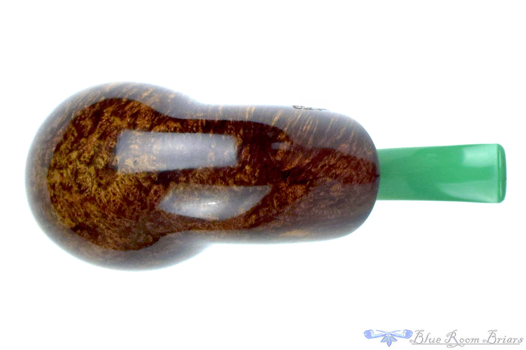 Chris Morgan Signature Pipe Fatman Bent Reverse Calabash with Split Stem