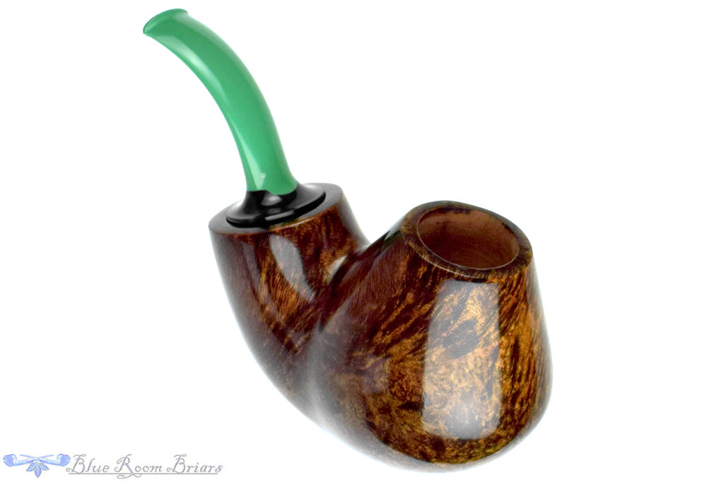Chris Morgan Signature Pipe Fatman Bent Reverse Calabash with Split Stem