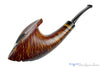Blue Room Briars is proud to present this  C. Kent Joyce Pipe Live Edge Horn with Bodark and Plateau