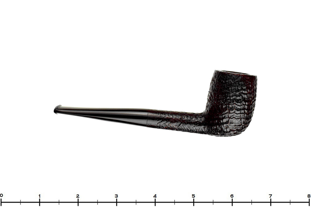 Blue Room Briars is proud to present this Barling Fossil EL 168 Sandblast Billiard Sitter Estate Pipe with Replacement Stem