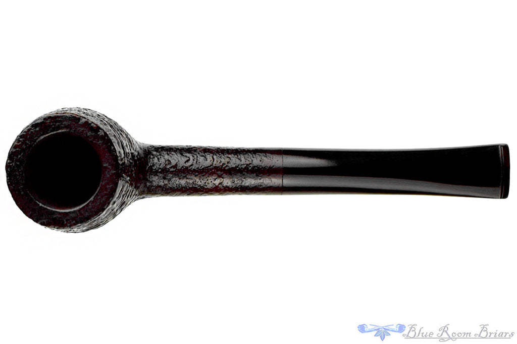 Blue Room Briars is proud to present this Barling Fossil EL 168 Sandblast Billiard Sitter Estate Pipe with Replacement Stem