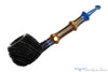 Blue Room Briars is proud to present this Jesse Jones Pipe 3226 Sandblast Morta Apple with Dark Bamboo and Juma