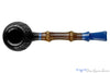 Blue Room Briars is proud to present this Jesse Jones Pipe 3226 Sandblast Morta Apple with Dark Bamboo and Juma