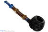 Blue Room Briars is proud to present this Jesse Jones Pipe 3226 Sandblast Morta Apple with Dark Bamboo and Juma