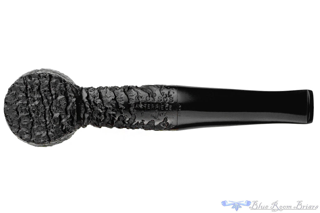 Colossus Masterpiece (Mario Gasparini) 407 Sandblast Poker UNSMOKED Estate Pipe