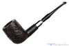 Blue Room Briars is proud to present this Savinelli Punto Oro 111 KS Sandblast Billiard Sitter with Silver Estate Pipe