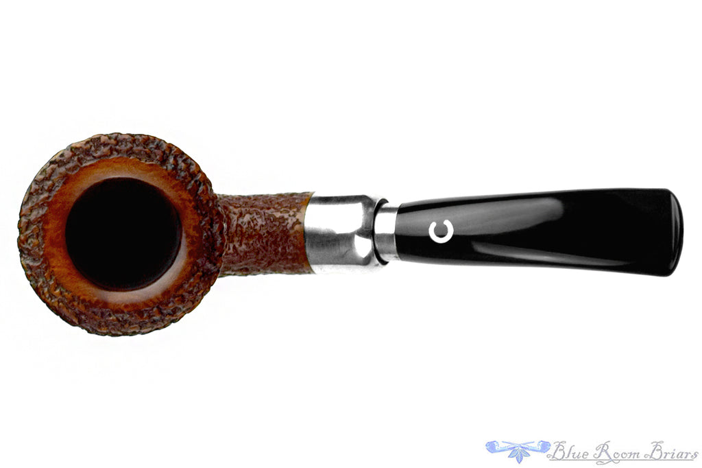 Blue Room Briars is proud to present this Il Ceppo Freeline Bent Rusticated Dublin with Nickel Estate Pipe
