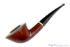 Blue Room Briars is proud to present this Jorgen Larsen F Bent Wide Dublin with Diamond Shank and Ivorite Estate Pipe with Replacement Tenon
