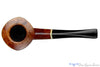Blue Room Briars is proud to present this Jorgen Larsen F Bent Wide Dublin with Diamond Shank and Ivorite Estate Pipe with Replacement Tenon