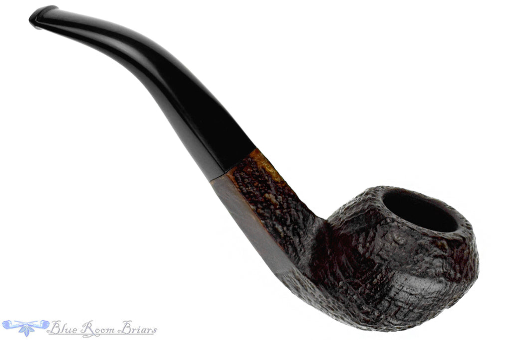 Blue Room Briars is proud to present this BBB Own Make Thorneycroft 428 Bent Sandblast Bulldog Estate Pipe