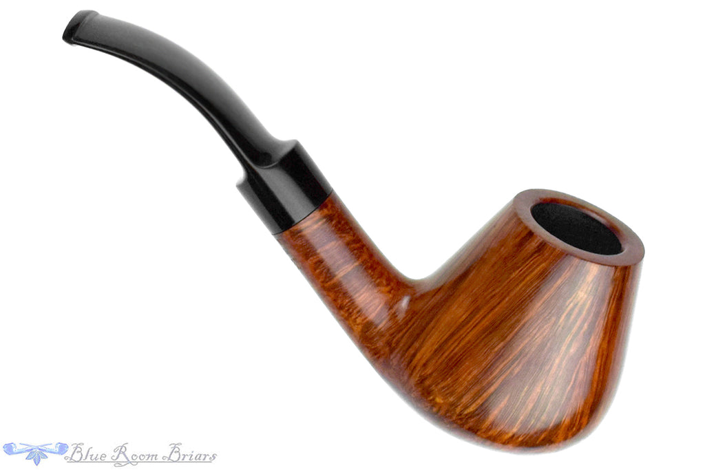 Blue Room Briars is proud to present this Mr. Andersen Hand Carved Bent Volcano UNSMOKED Estate Pipe