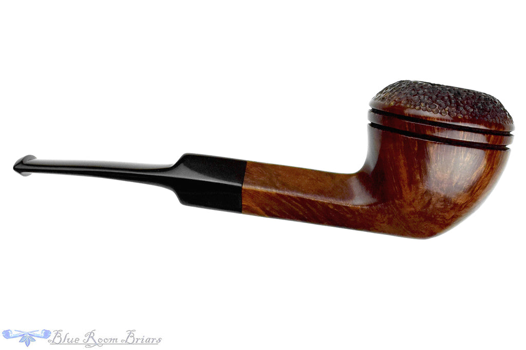 Blue Room Briars is proud to present this J.M. Boswell (1997 Make) Spot Carved Bulldog UNSMOKED Estate Pipe