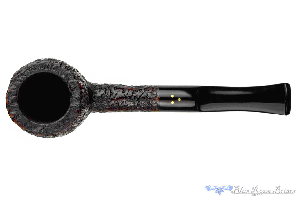 Blue Room Briars is proud to present this La Savinelli Giubileo D'Oro Straight Grain 1024 Ring Blast Pot Sitter Estate Pipe