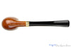 Blue Room Briars is proud to present this Andrew Marks Handmade Bent Acorn (2010 Make) Estate Pipe with Gold Plated Repair Band