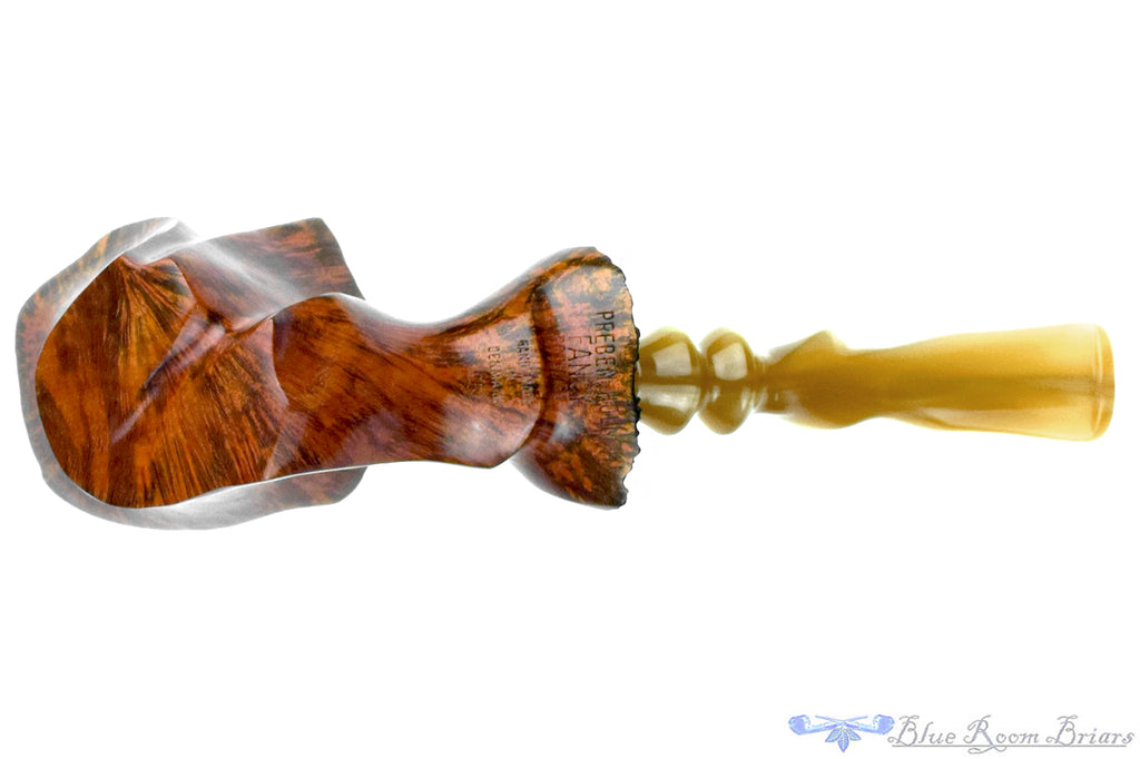 Blue Room Briars is proud to present this Preben Holm Fancy Prestige C5 Bent Freehand Sitter with Plateaux Estate Pipe