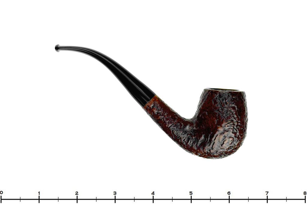 Stanwell Best Make 83 (Reg. Era) Sandblast Bent Billiard Estate Pipe with Replacement Stem