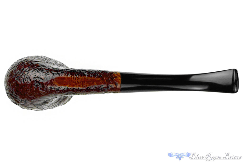 Stanwell Best Make 83 (Reg. Era) Sandblast Bent Billiard Estate Pipe with Replacement Stem