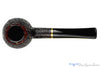 Blue Room Briars is proud to present this Sara Eltang Sandblast Apple with Brass Estate Pipe