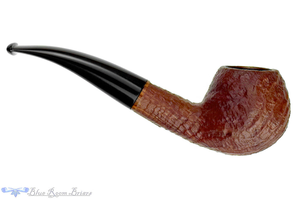 Dave Neeb Sandblast Bent Author Estate Pipe