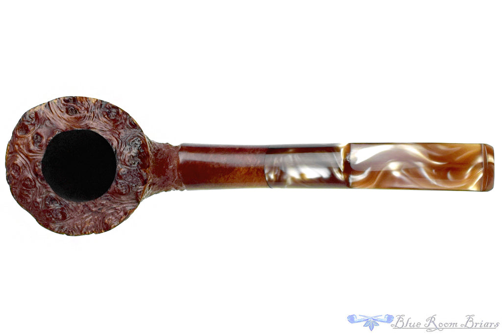 Joseph M Gregorio Briarfection 6 1/4 Bent Rusticated Dublin with Plateau Estate Pipe