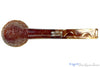 Joseph M Gregorio Briarfection 6 1/4 Bent Rusticated Dublin with Plateau Estate Pipe