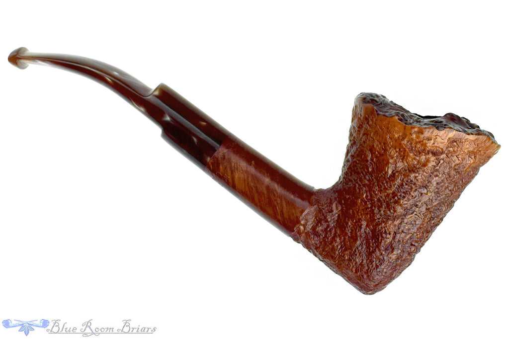Joseph M Gregorio Briarfection 6 1/4 Bent Rusticated Dublin with Plateau Estate Pipe