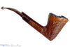 Joseph M Gregorio Briarfection 6 1/4 Bent Rusticated Dublin with Plateau Estate Pipe