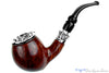 Blue Room Briars is proud to present this Luigi Viprati Limited Edition Salvador Dali (2007 Make) Bent Apple UNSMOKED with Silver and Rose Bowl Cap Estate Pipe