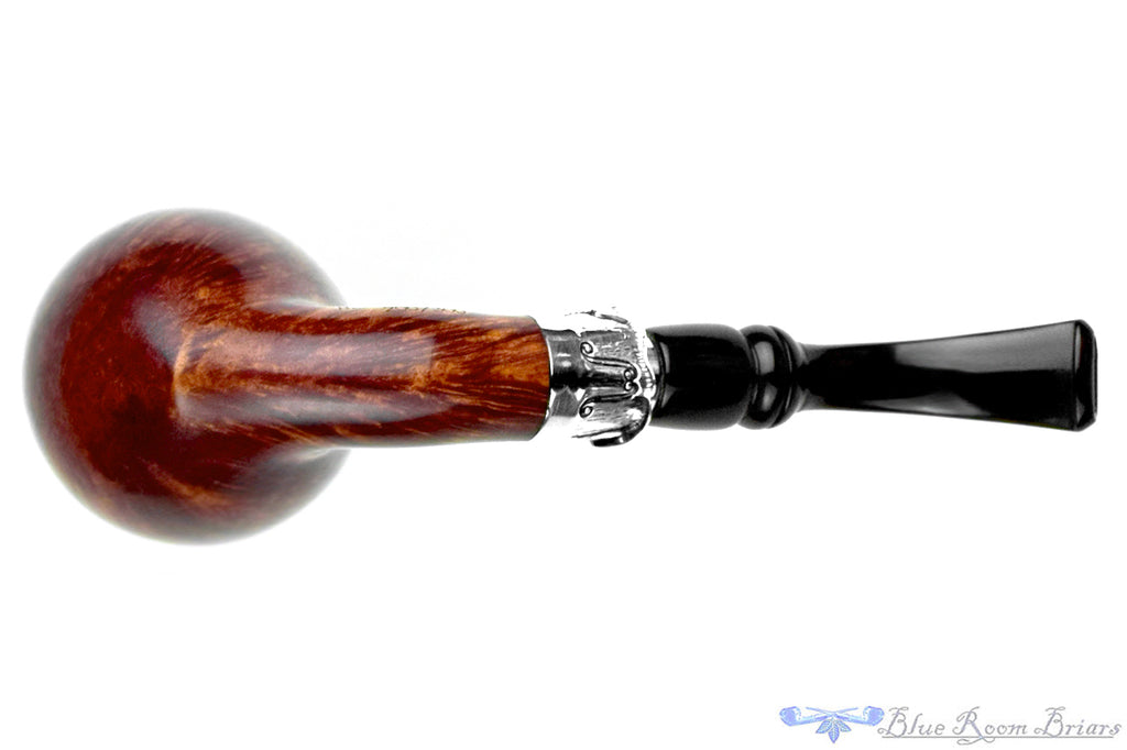 Blue Room Briars is proud to present this Luigi Viprati Limited Edition Salvador Dali (2007 Make) Bent Apple UNSMOKED with Silver and Rose Bowl Cap Estate Pipe