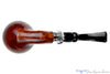 Blue Room Briars is proud to present this Luigi Viprati Limited Edition Salvador Dali (2007 Make) Bent Apple UNSMOKED with Silver and Rose Bowl Cap Estate Pipe