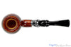 Blue Room Briars is proud to present this Luigi Viprati Limited Edition Salvador Dali (2007 Make) Bent Apple UNSMOKED with Silver and Rose Bowl Cap Estate Pipe