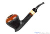Blue Room Briars is proud to present this Design Berlin Jahrespfeife (Pipe of the Year) 2013 Partial Carved Cup and Saucer (9mm Filter) with Holly Wood UNSMOKED Estate Pipe