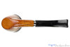 Blue Room Briars is proud to present this L'Anatra Backgammon Bent Spot Carved Dublin Sitter with Silver Estate Pipe
