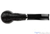 Blue Room Briars is proud to present this L'Anatra Dalle Uova D'oro Gigante Bent Brush Carved Egg with Nickel Estate Pipe