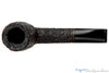 Blue Room Briars is proud to present this Castello Sea Rock Briar SK 76 Rusticated Stacked Billiard with Oval Shank Estate Pipe